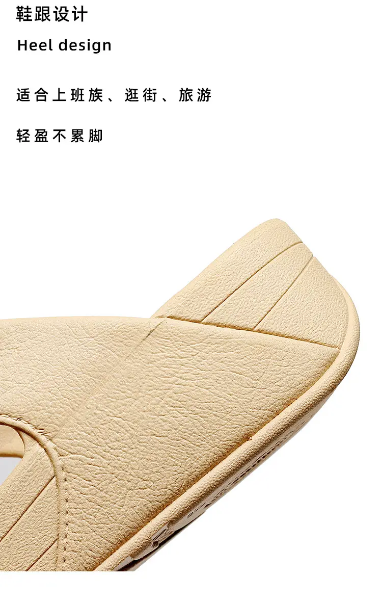 Women's Pink Slip-On Flip Flops with Thick Platform — feature 6