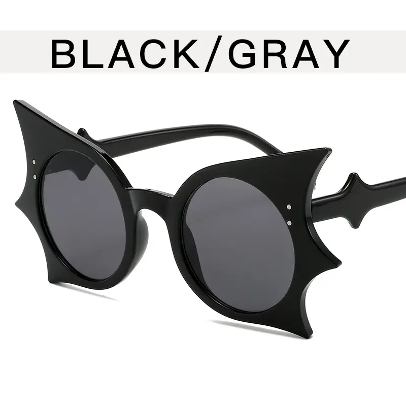 Women Butterfly Sunglasses Bat Hip Hop Funny Dark Tinted
