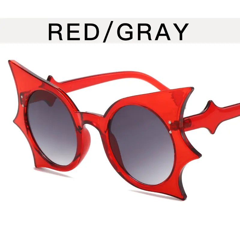 Women Butterfly Sunglasses Bat Hip Hop Funny Dark Tinted - Image 2
