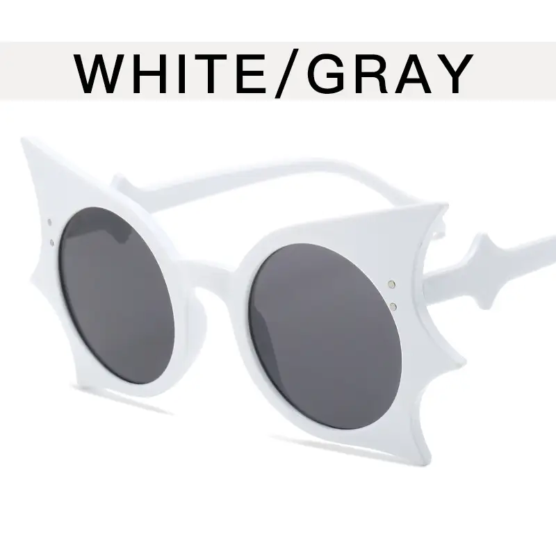 Women Butterfly Sunglasses Bat Hip Hop Funny Dark Tinted - Image 6