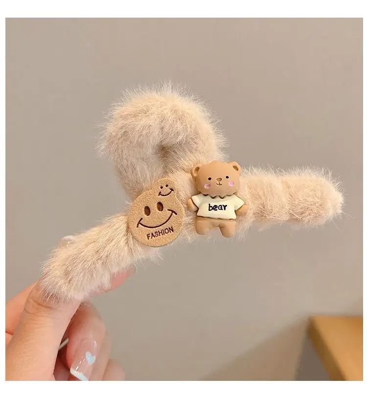 Autumn Plush Shark Hair Clips for Girls — feature 10