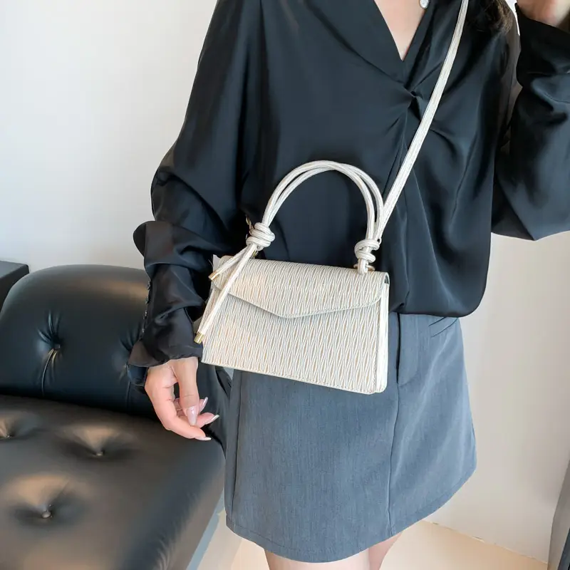 Orange Embroidered Women's Shoulder Bag 2023 - Image 9