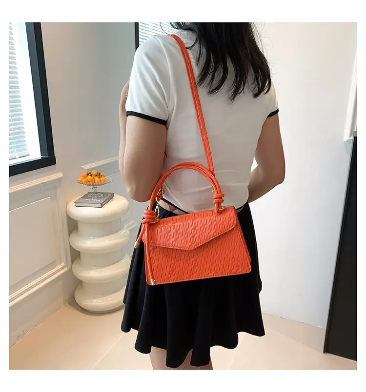 Orange Embroidered Women's Shoulder Bag 2023 — feature 17