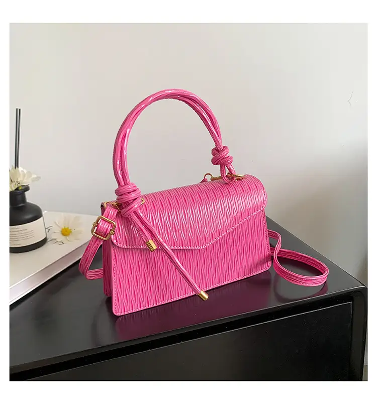 Orange Embroidered Women's Shoulder Bag 2023 - Image 3