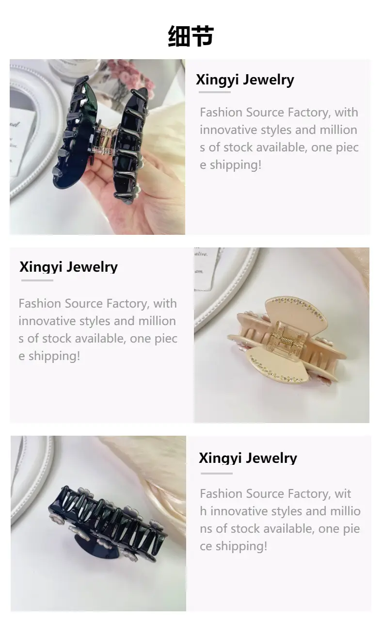 Korean Style Diamond Hair Clips with Flower Design — feature 7