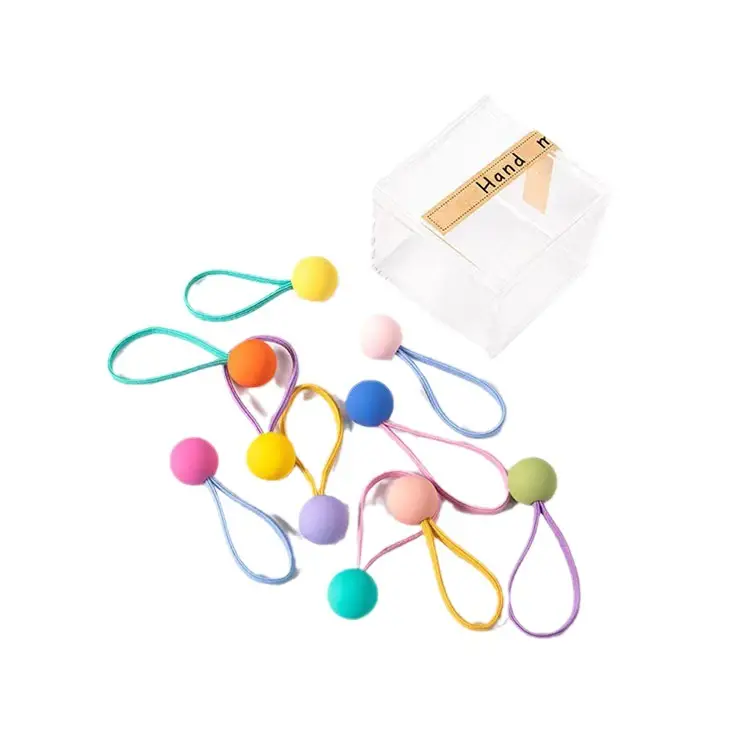 Kids Hair Bands & Ropes in Colorful Plastic