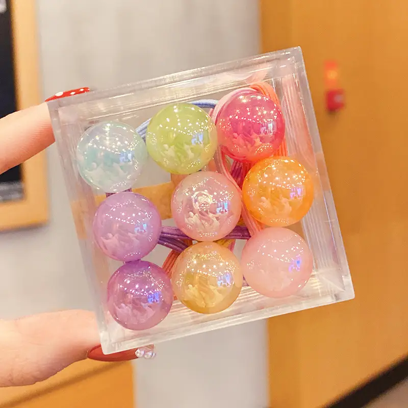Kids Hair Bands & Ropes in Colorful Plastic