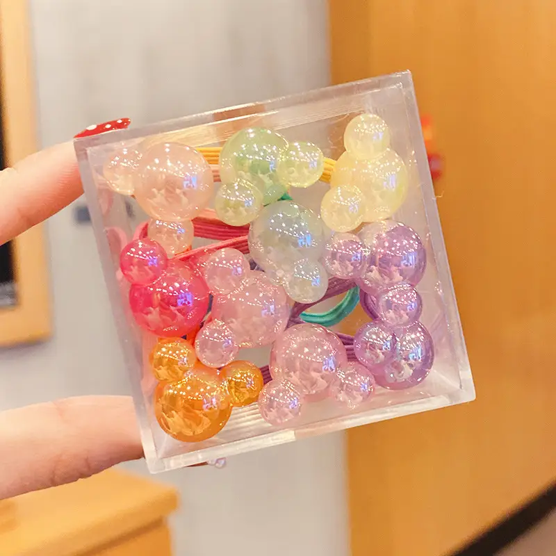 Kids Hair Bands & Ropes in Colorful Plastic