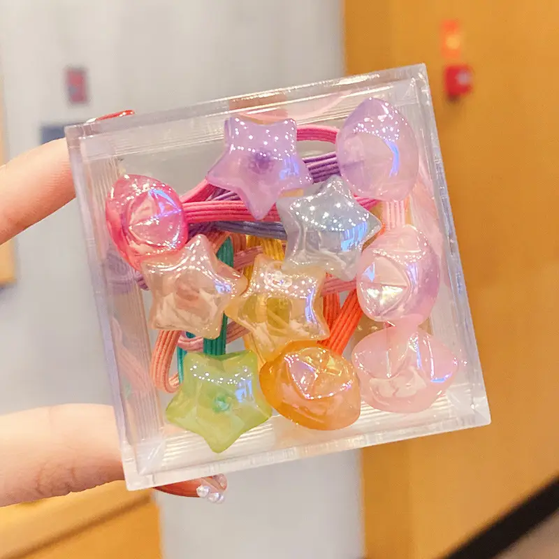 Kids Hair Bands & Ropes in Colorful Plastic