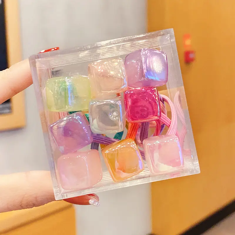 Kids Hair Bands & Ropes in Colorful Plastic