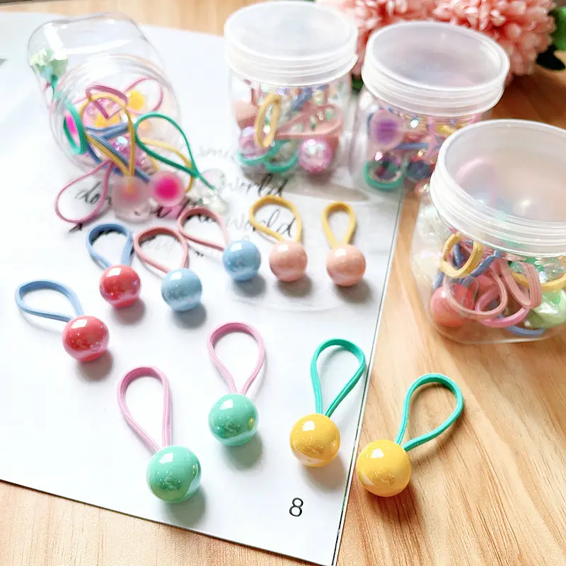 Kids Hair Bands & Ropes in Colorful Plastic