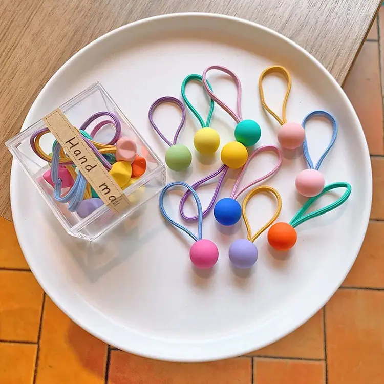 Kids Hair Bands & Ropes in Colorful Plastic