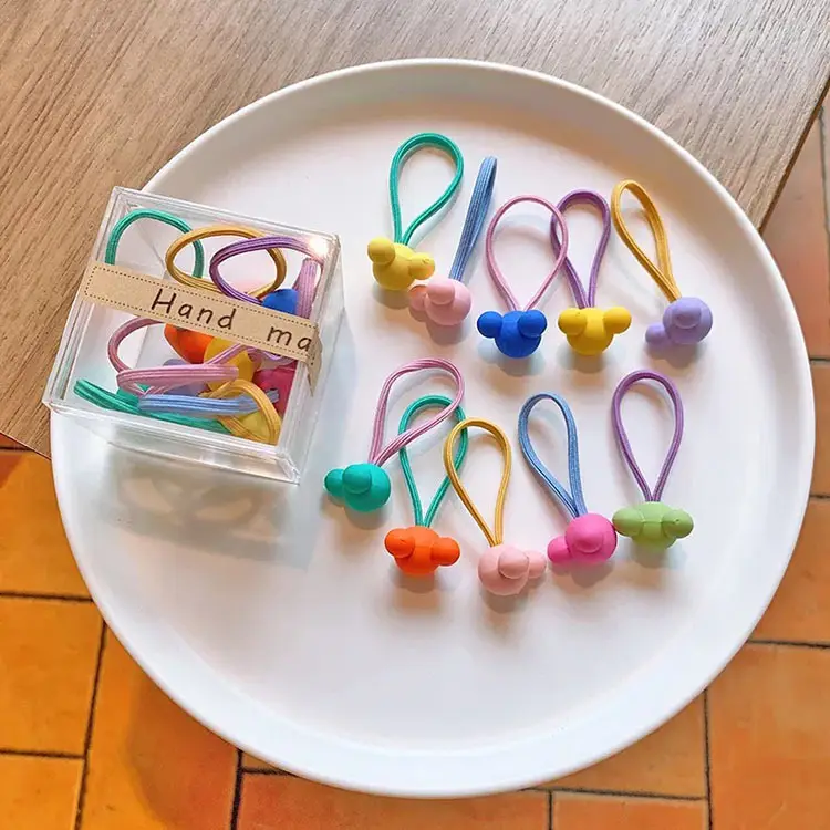 Kids Hair Bands & Ropes in Colorful Plastic