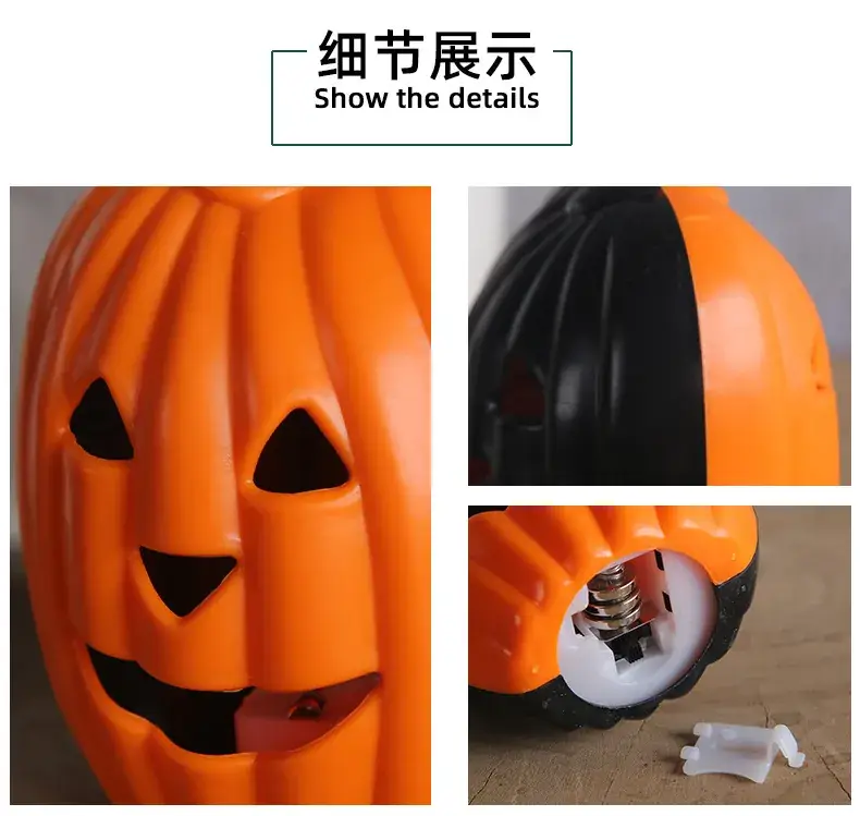 Halloween Pumpkin Lanterns Portable Glowing Decor — feature 13