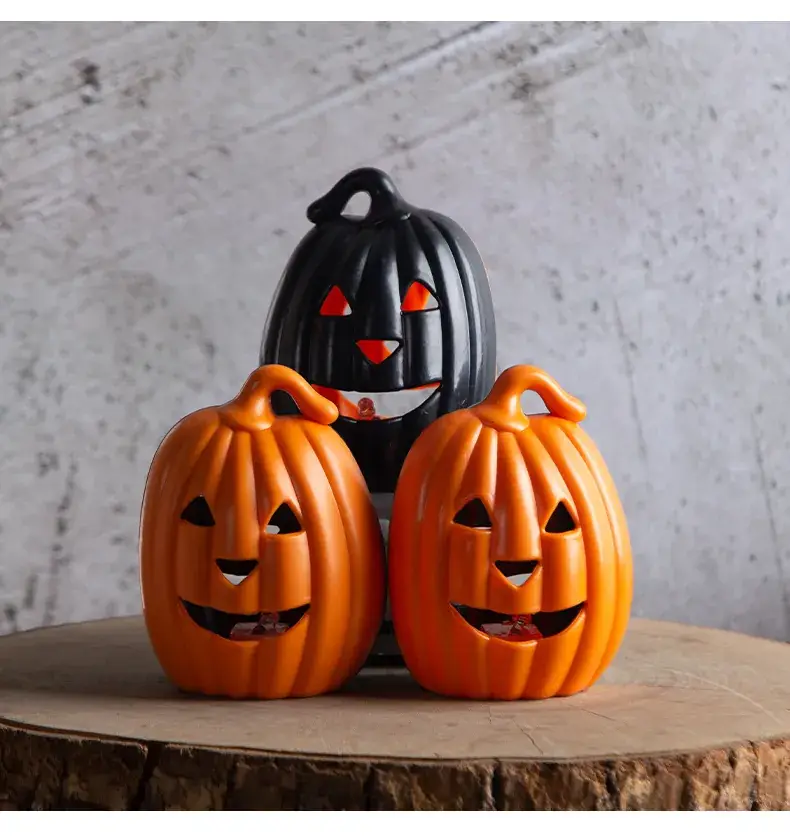 Halloween Pumpkin Lanterns Portable Glowing Decor — feature 5
