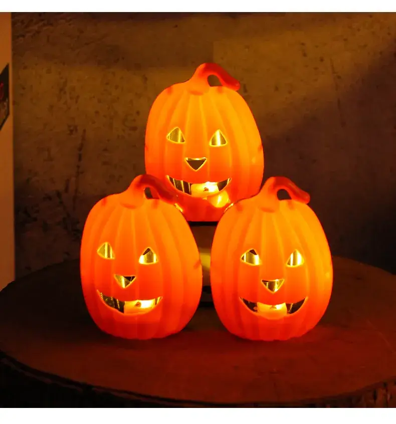 Halloween Pumpkin Lanterns Portable Glowing Decor — feature 7