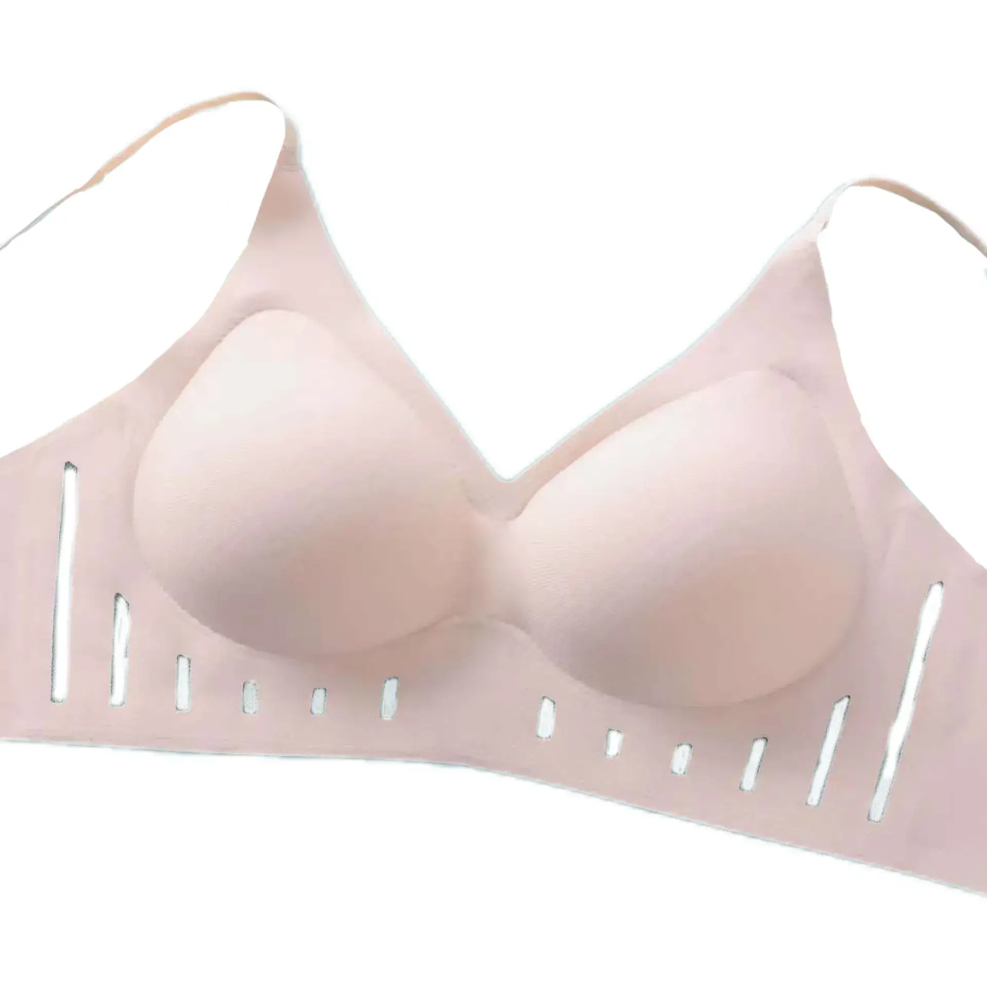 Japanese Seamless Women's Underwear Soft Support Gathered Wireless Bra Thin Fixed Cup - Image 9