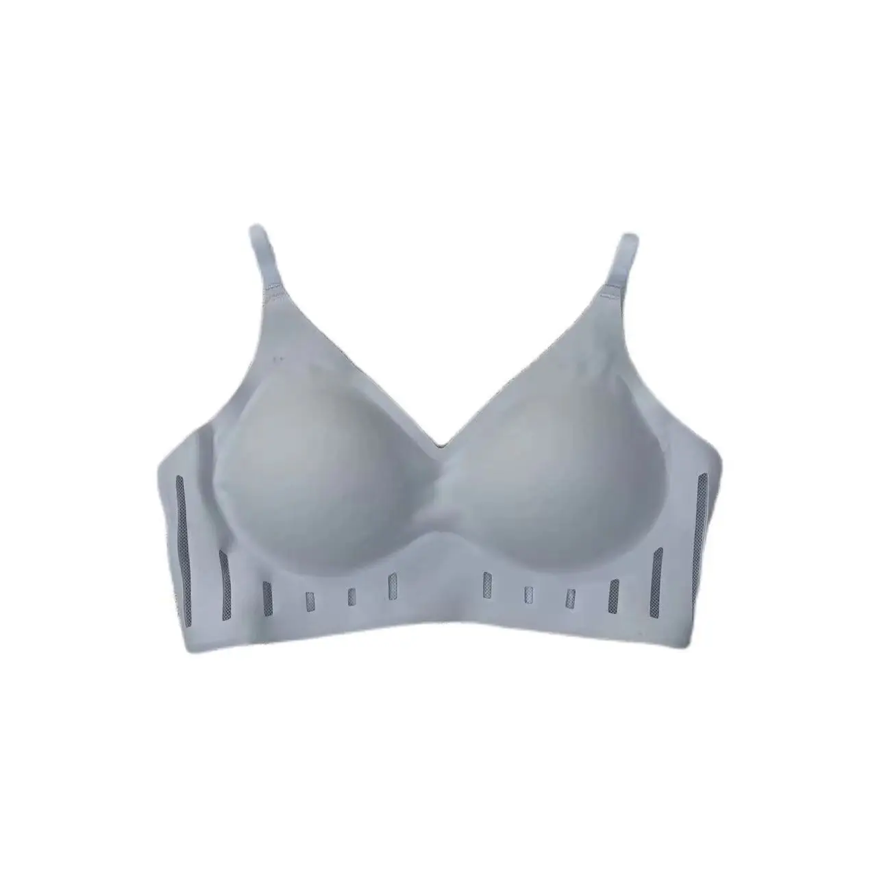 Japanese Seamless Women's Underwear Soft Support Gathered Wireless Bra Thin Fixed Cup — feature 6