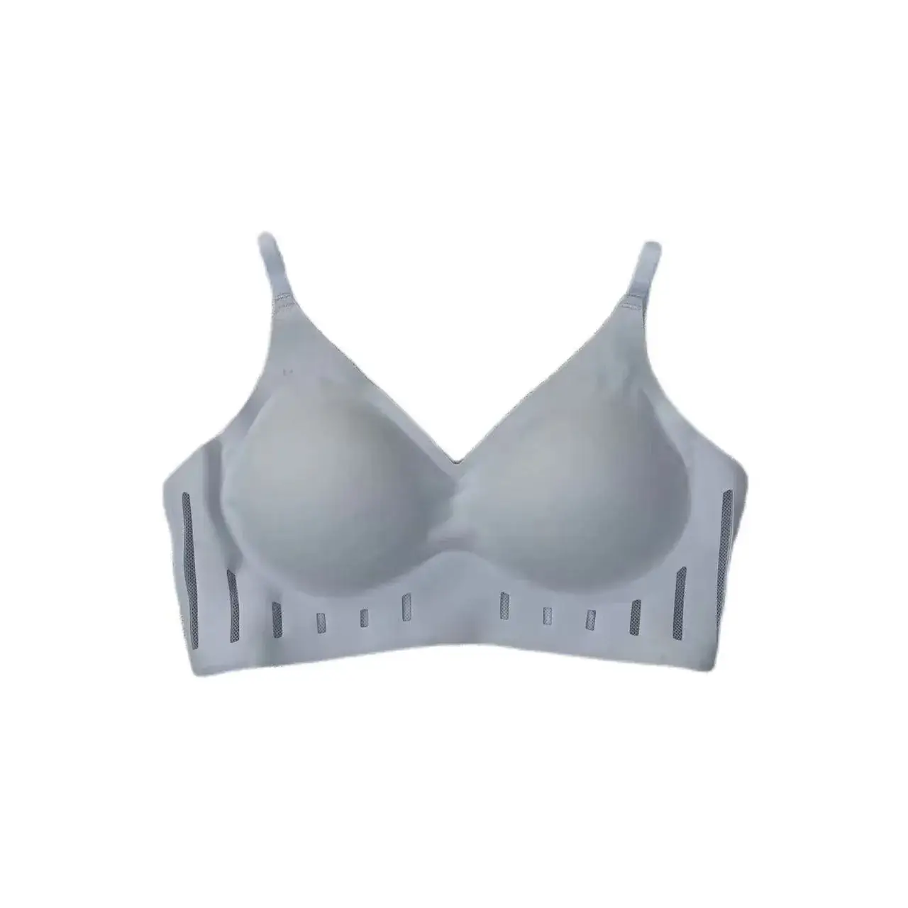 Japanese Seamless Women's Underwear Soft Support Gathered Wireless Bra Thin Fixed Cup - Image 4