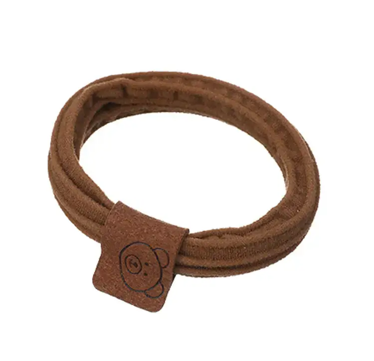 Brown Thick Bear Head Rope for Women's Hair - Image 8