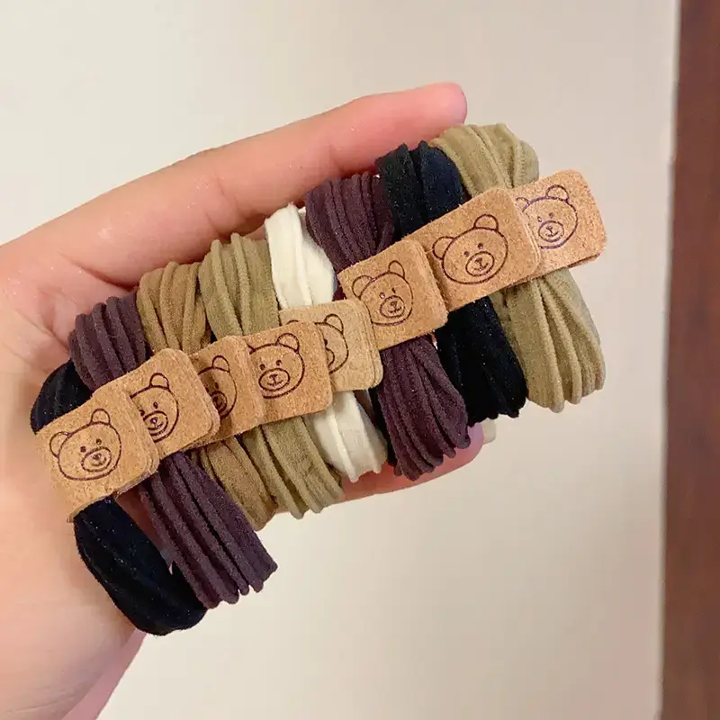 Brown Thick Bear Head Rope for Women's Hair — feature 10
