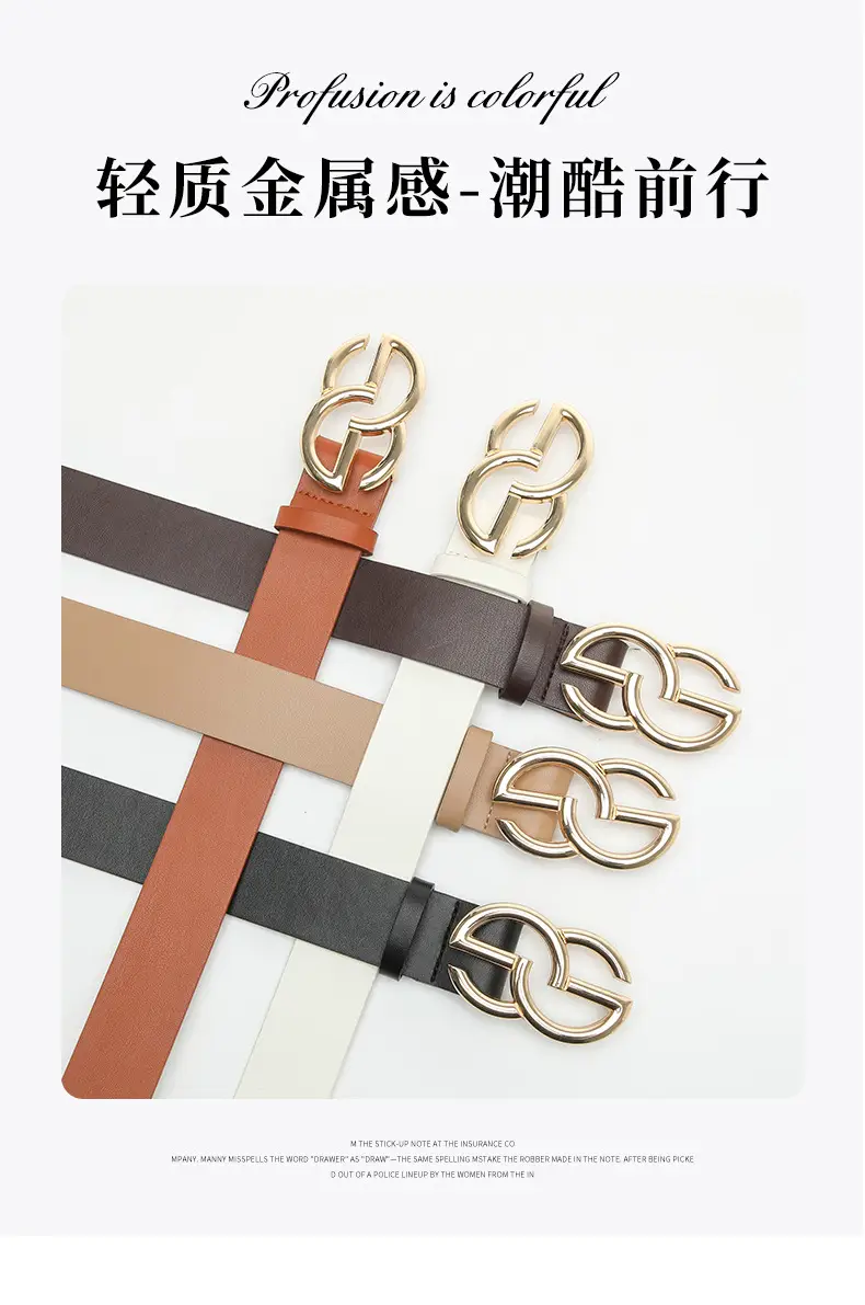 Gold G-Braceled Belt for Women — feature 2