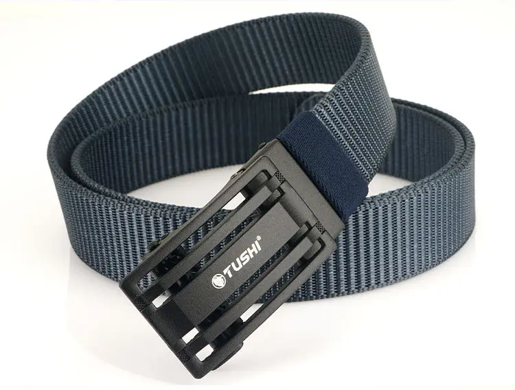 Men's Gold Nylon Belt with Automatic Buckle β feature 19
