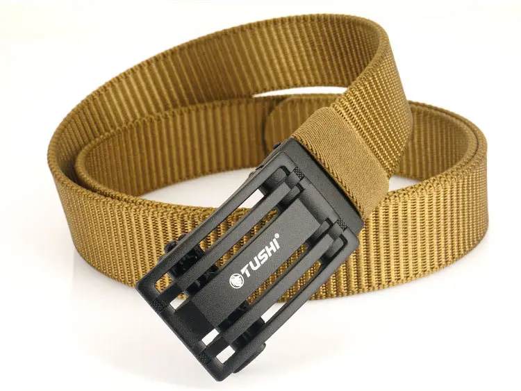 Men's Gold Nylon Belt with Automatic Buckle β feature 21