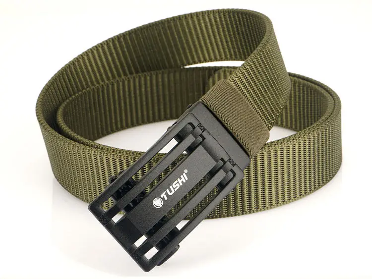 Men's Gold Nylon Belt with Automatic Buckle β feature 22