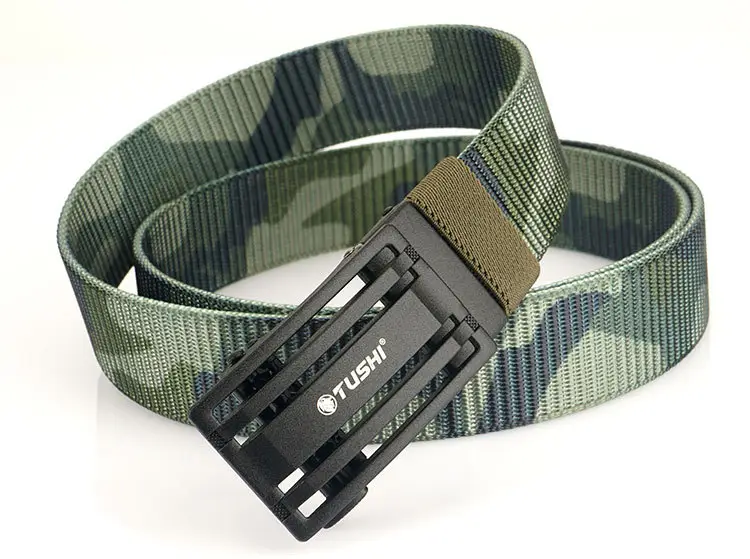 Men's Gold Nylon Belt with Automatic Buckle β feature 25