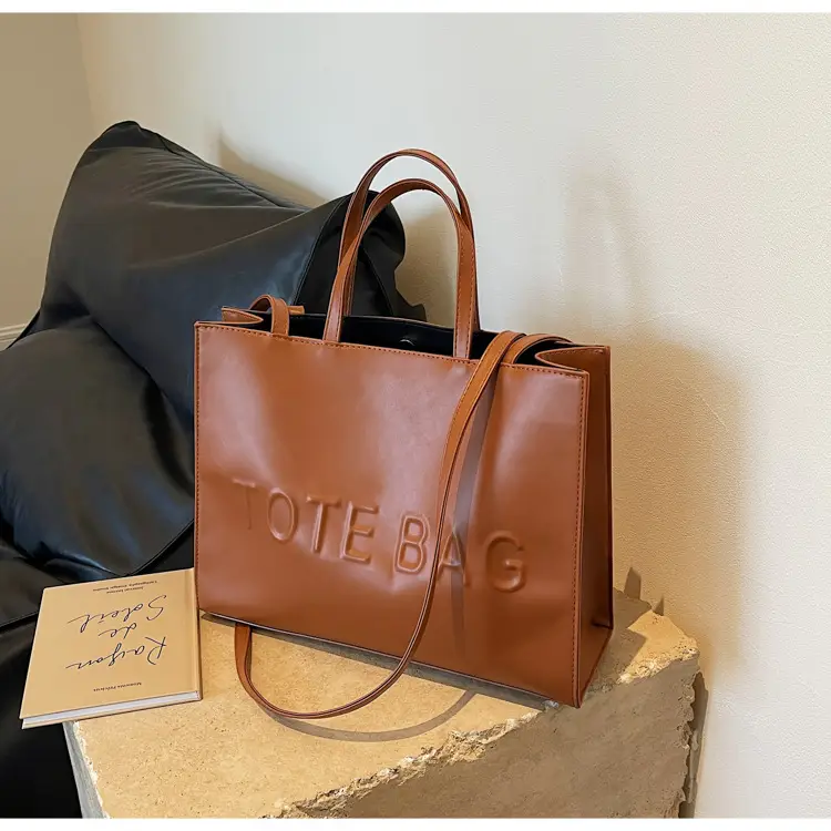 Women Textured Leather Shoulder Crossbody Bag Brown 2026 — feature 18