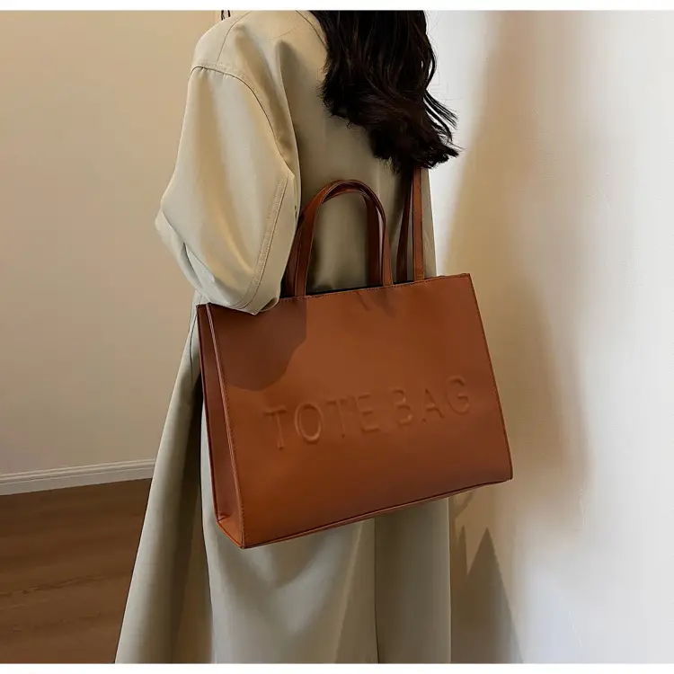 Women Textured Leather Shoulder Crossbody Bag Brown 2026 — feature 26