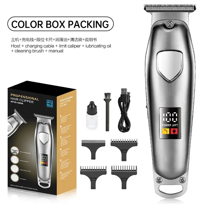 Electric Hair Clipper for Men with Battery & Precision Cut - Image 2