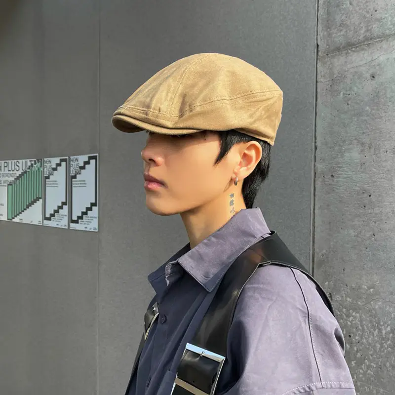 Japanese Style Retro Progressive Cap Men Women Summer Beret