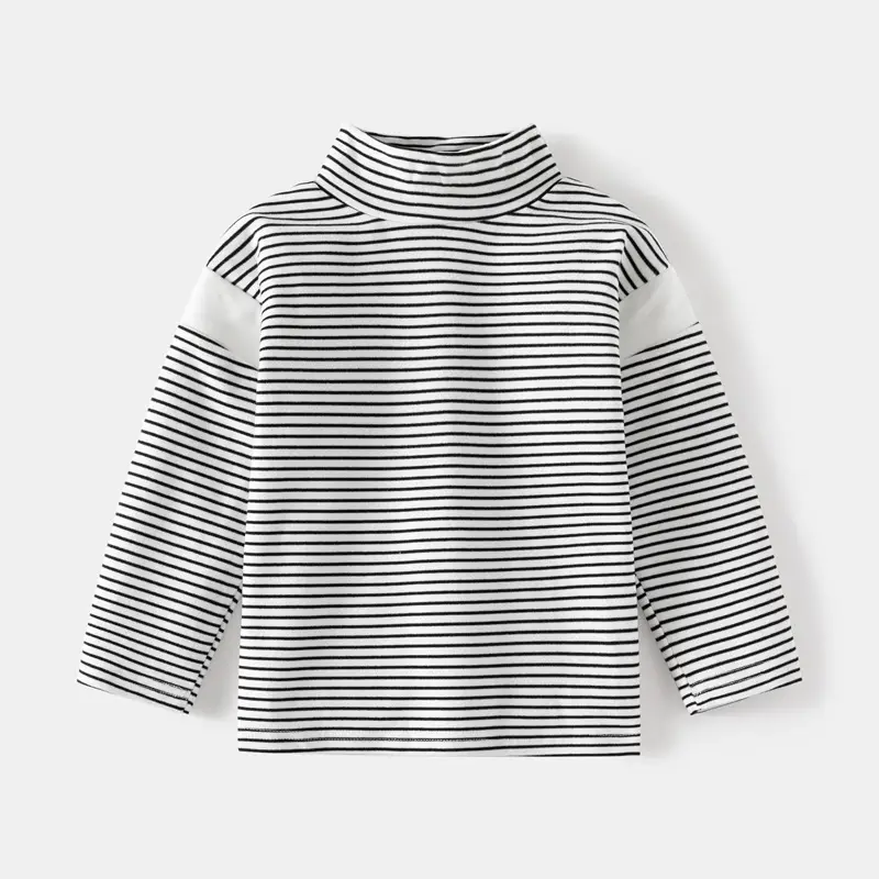 Kids Striped Long Sleeve Thermal Top 2025 - Image 2