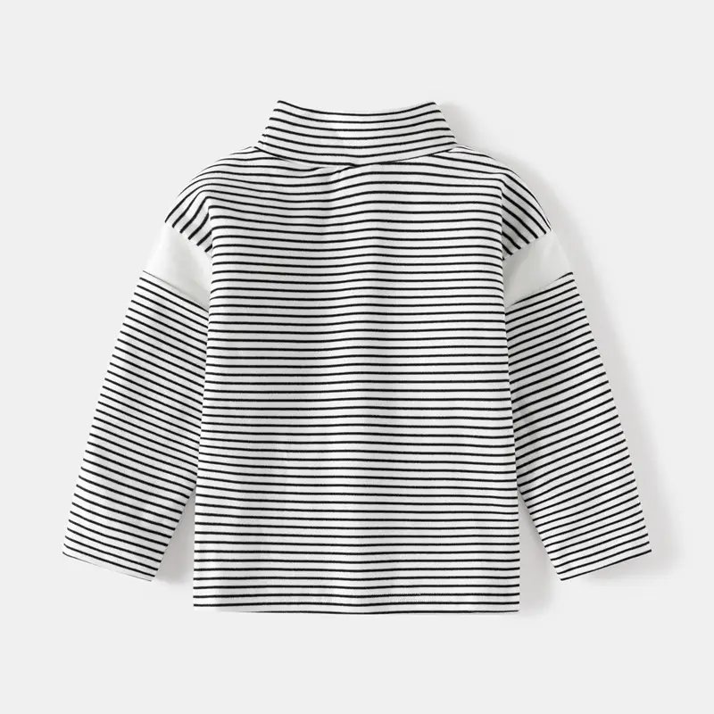 Kids Striped Long Sleeve Thermal Top 2025 - Image 4