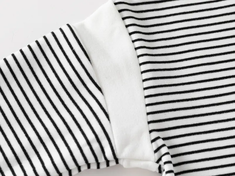 Kids Striped Long Sleeve Thermal Top 2025 â feature 7