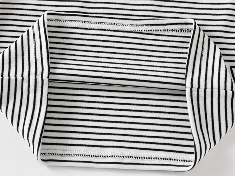 Kids Striped Long Sleeve Thermal Top 2025 â feature 9