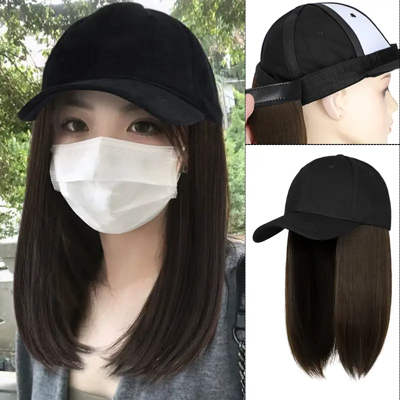 Women Black Hair Wig Cap Summer Breathable - Image 9