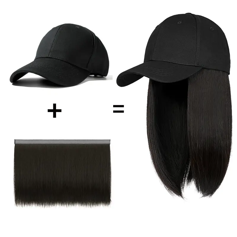 Women Black Hair Wig Cap Summer Breathable - Image 10