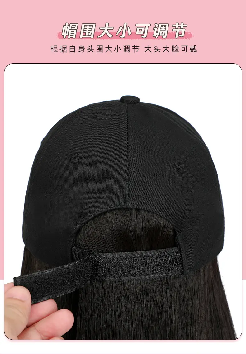 Women Black Hair Wig Cap Summer Breathable — feature 10