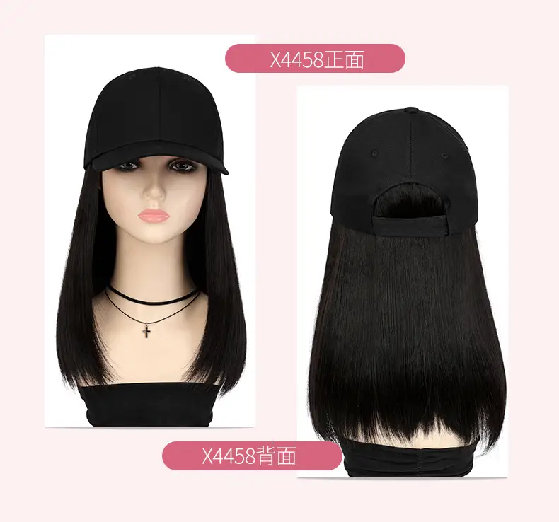 Women Black Hair Wig Cap Summer Breathable — feature 17