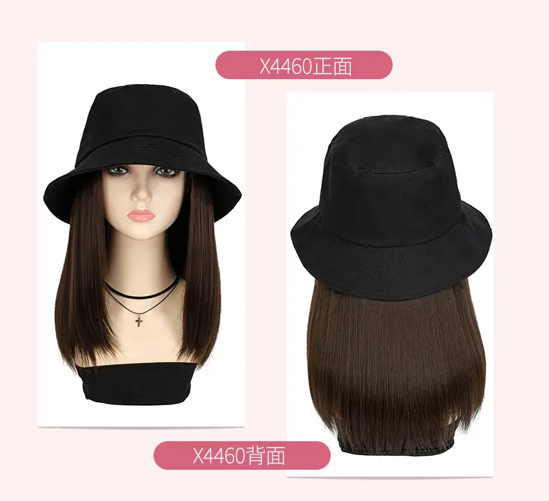 Women Black Hair Wig Cap Summer Breathable — feature 19