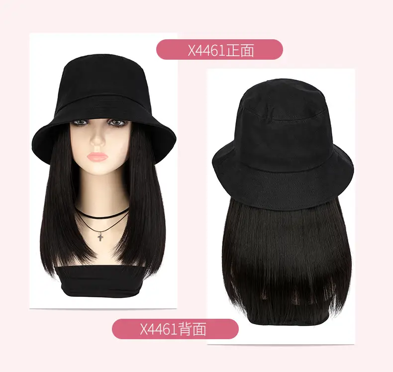 Women Black Hair Wig Cap Summer Breathable — feature 20