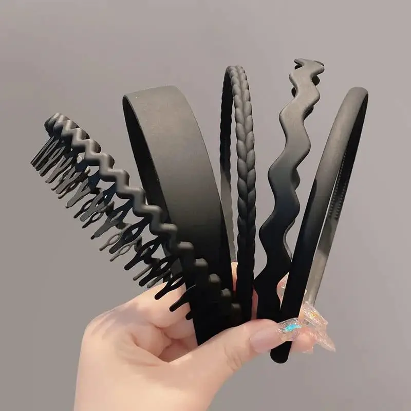 2023 Hairbands Set for Women Wide Bristle Clips - Image 8