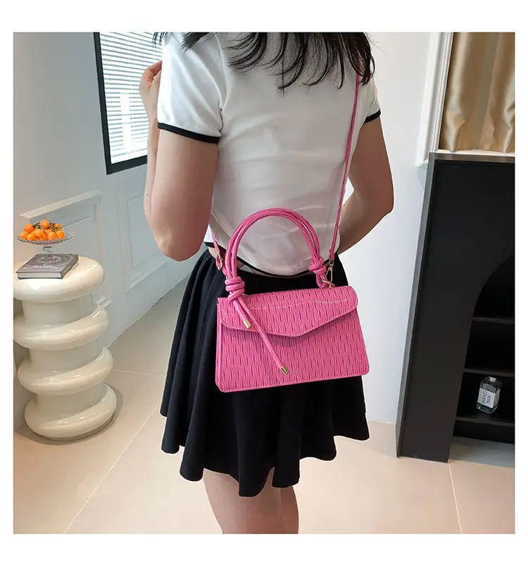 Elegant Beige Square Shoulder Bag 2023 Summer — feature 12
