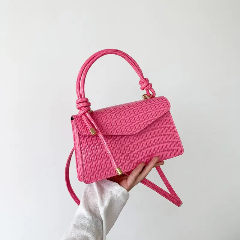 Elegant Beige Square Shoulder Bag 2023 Summer - Image 3