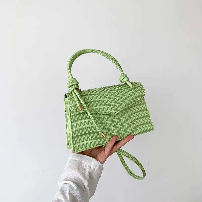 Elegant Beige Square Shoulder Bag 2023 Summer - Image 4