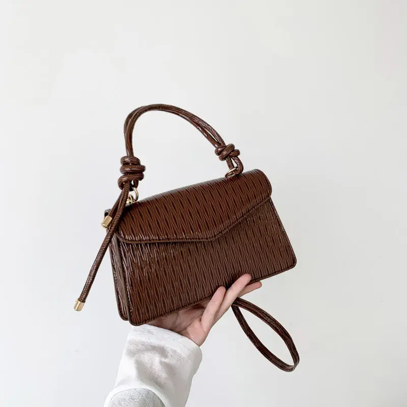 Elegant Beige Square Shoulder Bag 2023 Summer - Image 6