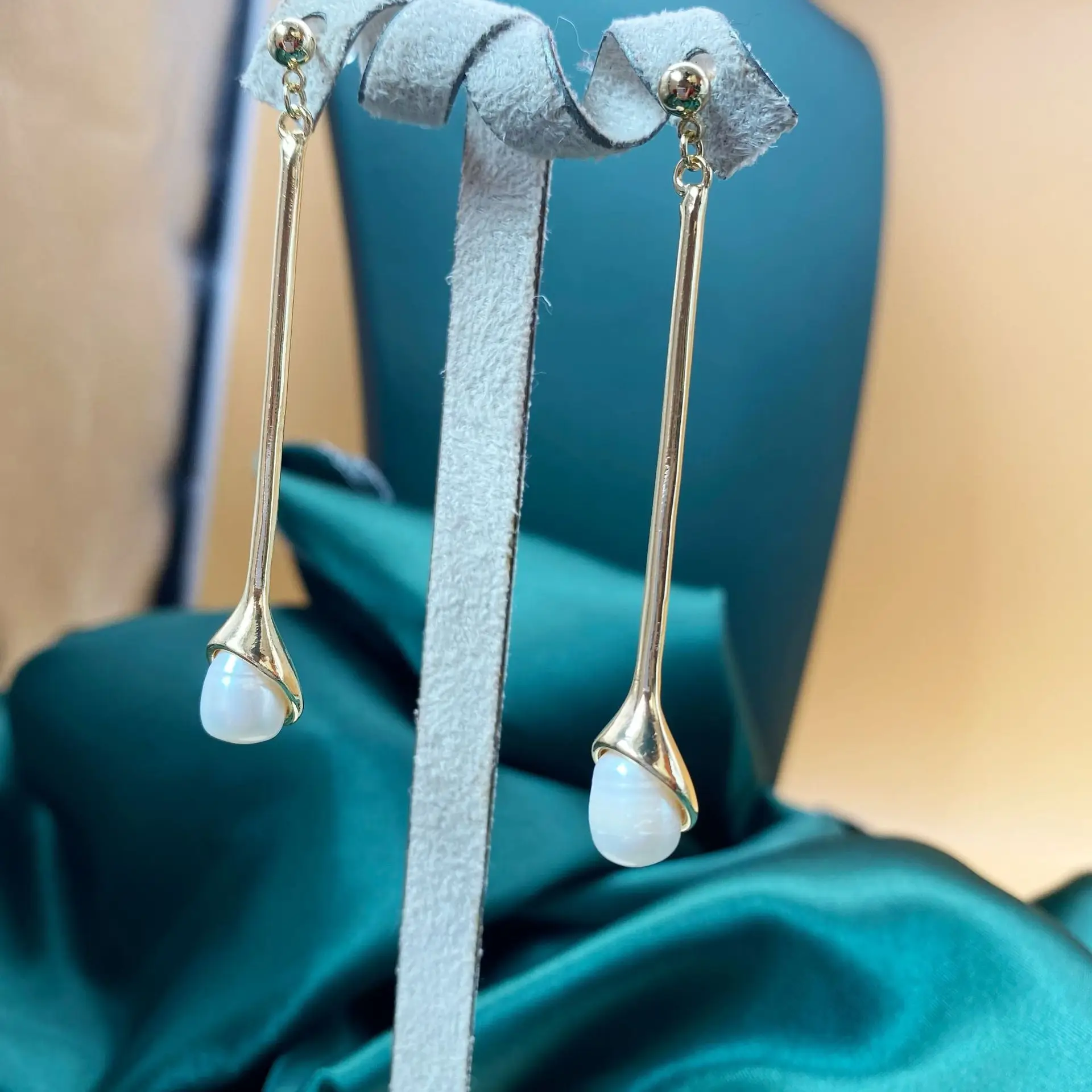 Natural Freshwater Pearl Earrings for Women - Image 4